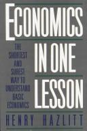 Economics in One Lesson cover